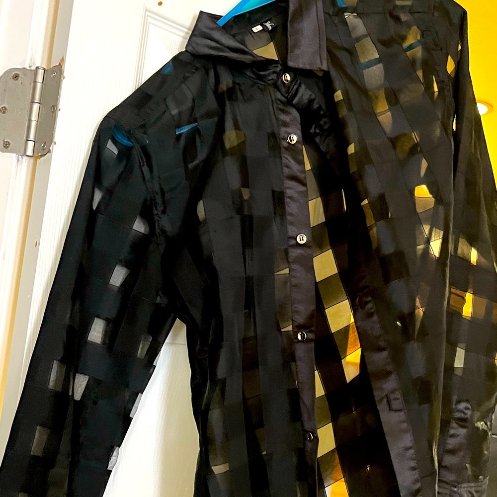 Mesh black shirt
